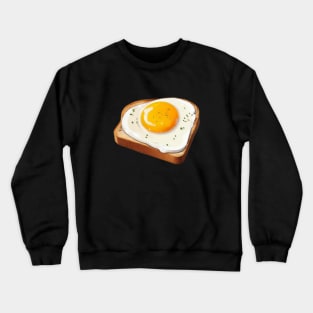 Egg Fried Coffee Sandwich Toast Bread Vintage Yummy Kawaii Japan Japanese Crewneck Sweatshirt